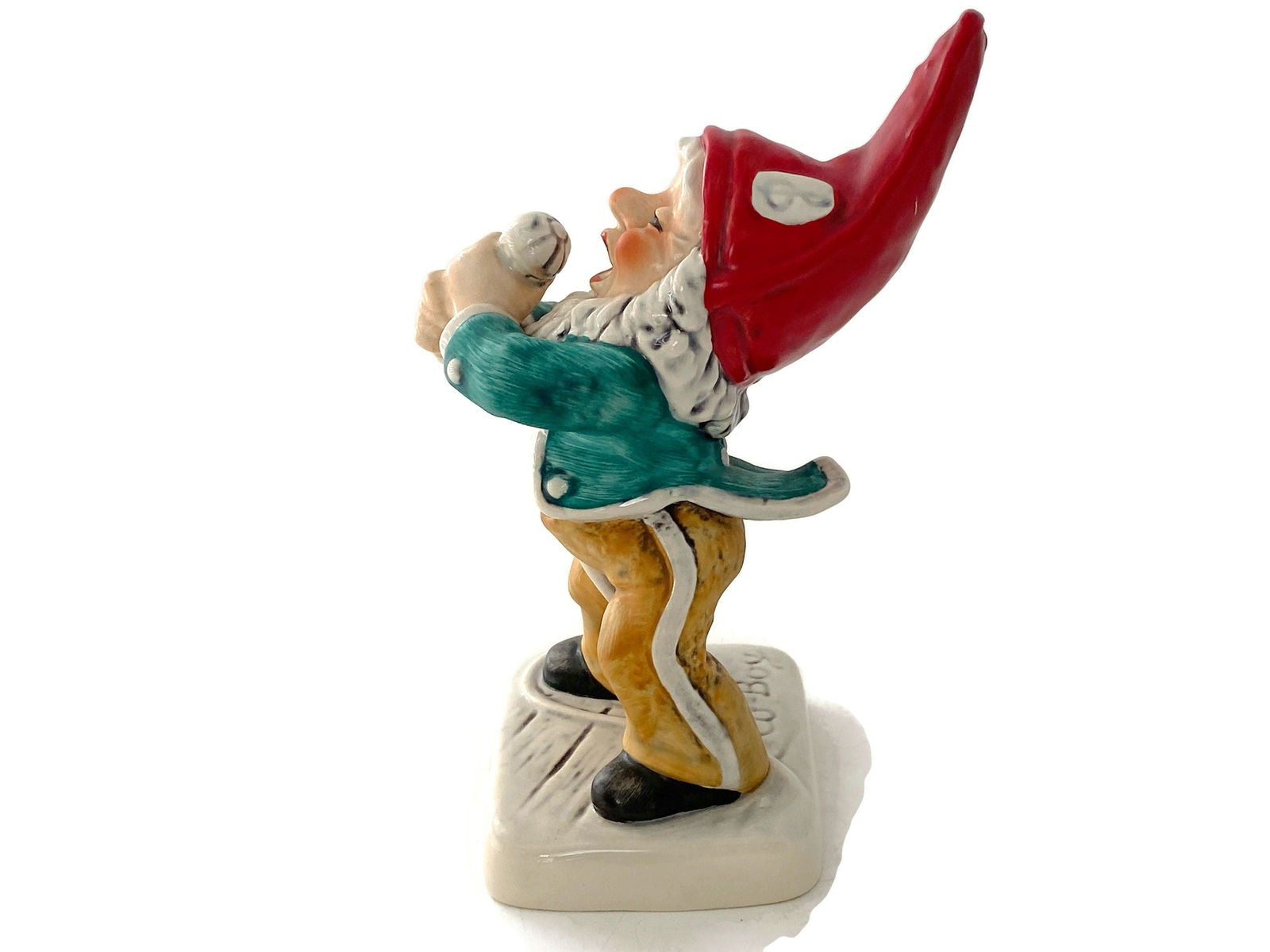 Vintage Gnome Singer Figurine by Goebel - Duckwells