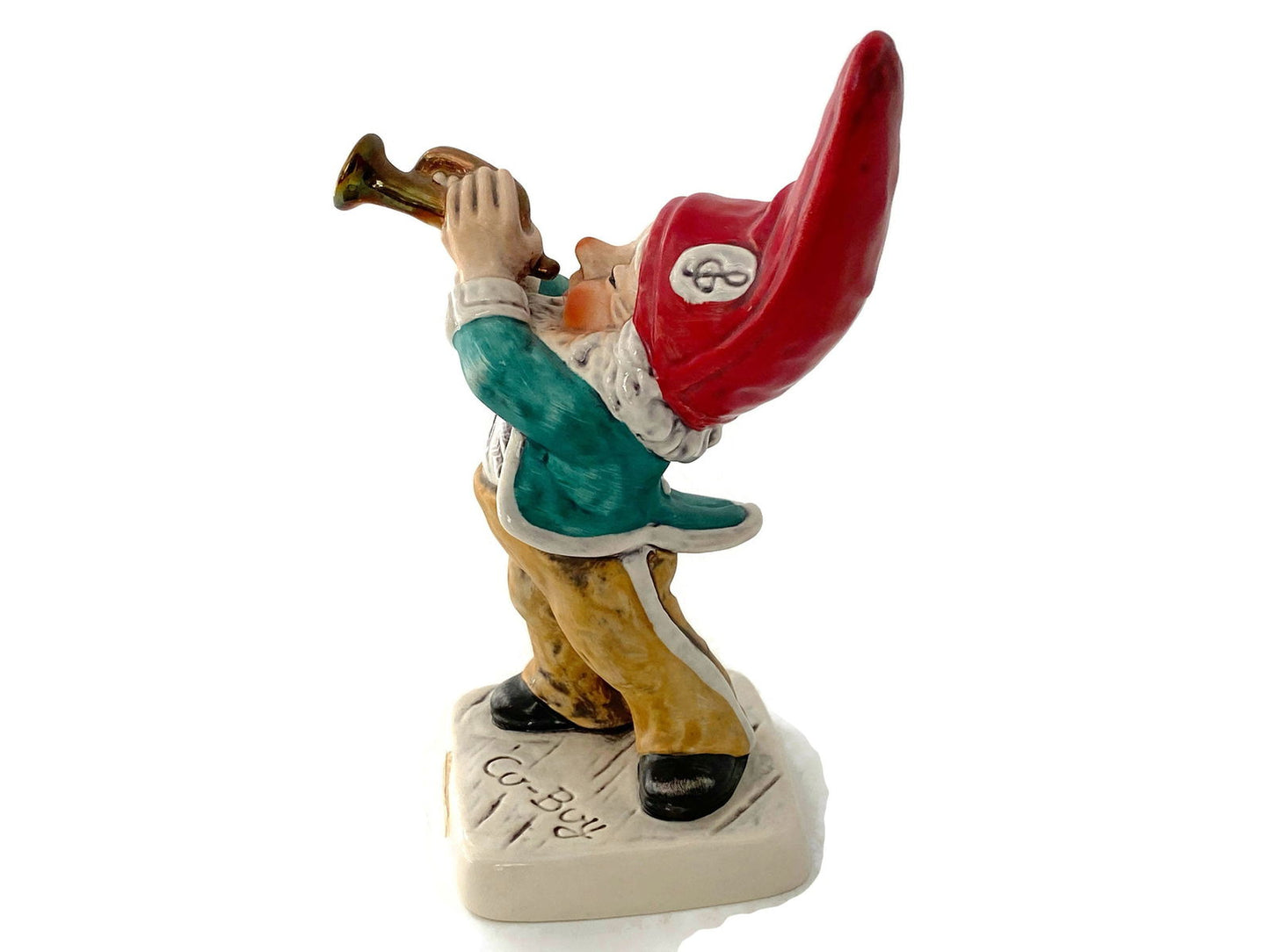 Vintage Gnome Trumpet Playing Figurine by Goebel - Duckwells