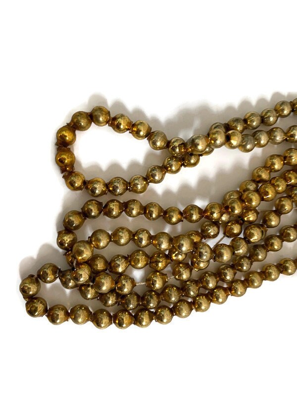 Vintage Gold Glass Beads - Duckwells