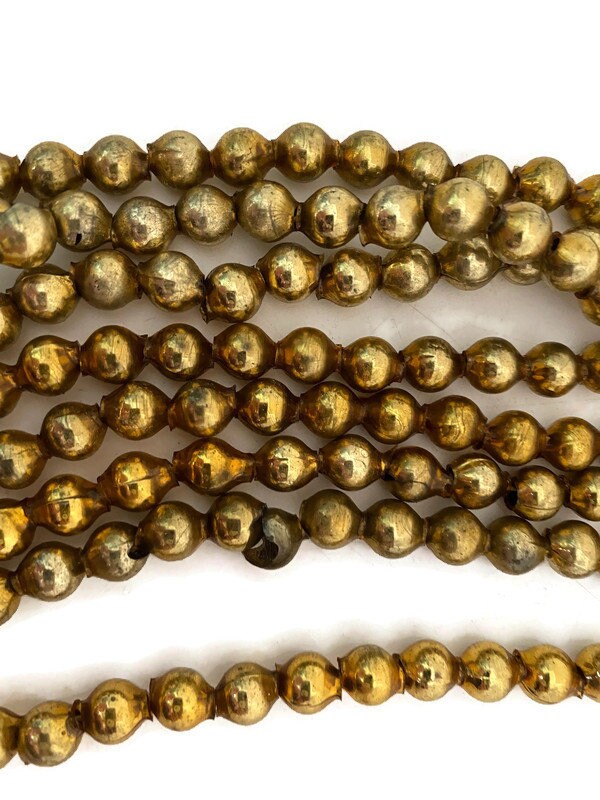 Vintage Gold Glass Beads - Duckwells