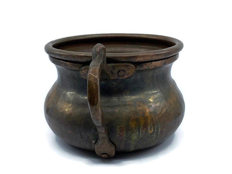 Vintage Hand Hammered Copper Pot - Duckwells