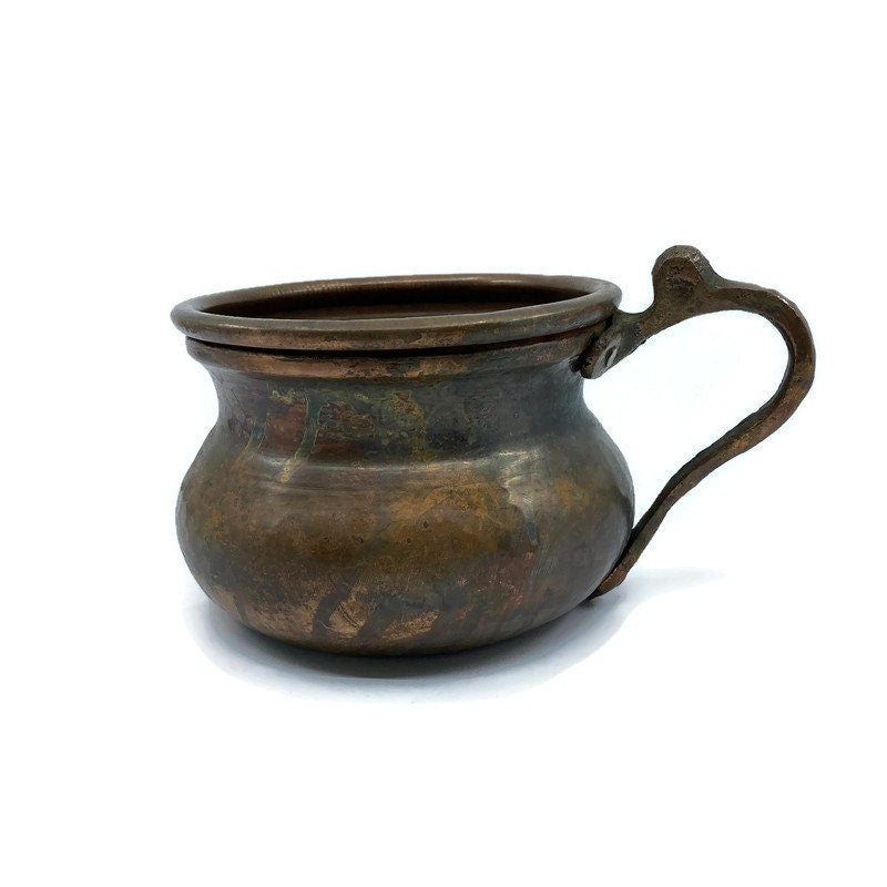 Vintage Hand Hammered Copper Pot - Duckwells