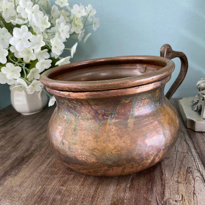Vintage Hand Hammered Copper Pot - Duckwells