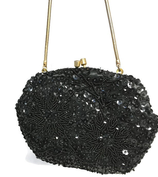 Vintage Hand Made Beaded Purse - Duckwells