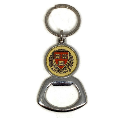 Vintage Harvard University Bottle Opener and Key Ring - Duckwells