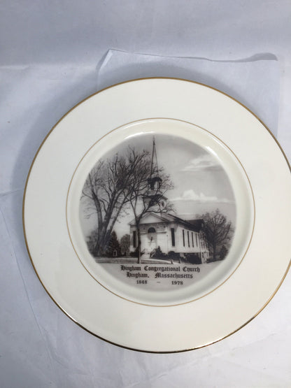 Vintage Hingham Massachusetts Plate - Duckwells