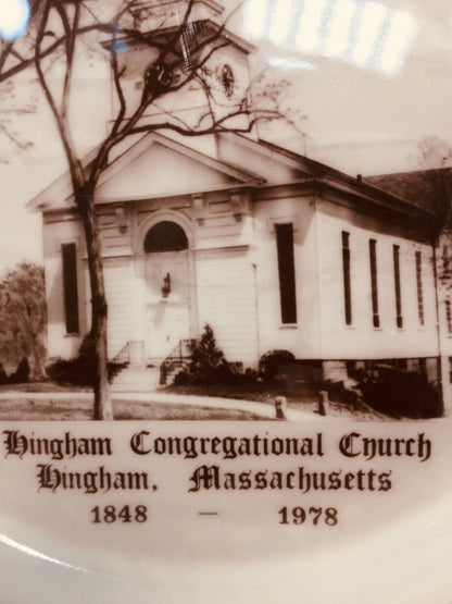 Vintage Hingham Massachusetts Plate - Duckwells