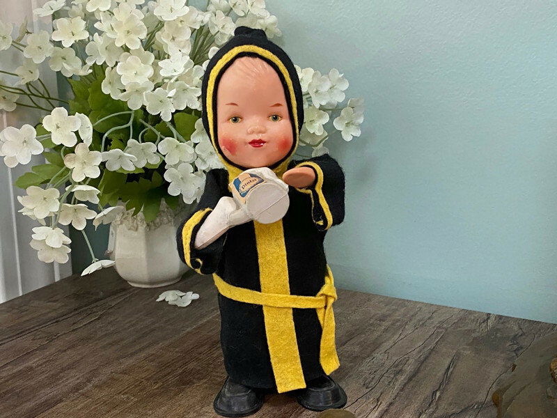 Vintage Hofbrauhaus Brewery Souvenir Advertising Monk Doll - Duckwells