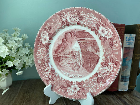 Vintage Howe Caverns New York Souvenir Plate at Duckwells