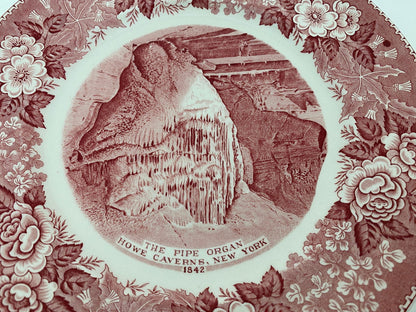 Vintage Howe Caverns New York Souvenir Plate - Duckwells
