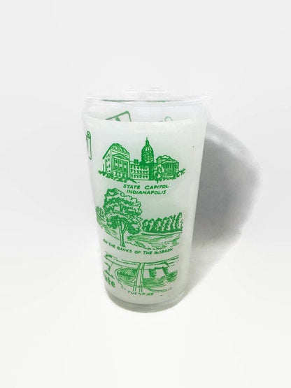 Vintage Indiana Souvenir Glass - Duckwells