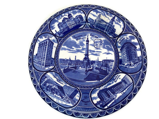 Vintage Indianapolis Souvenir Plate at Duckwells