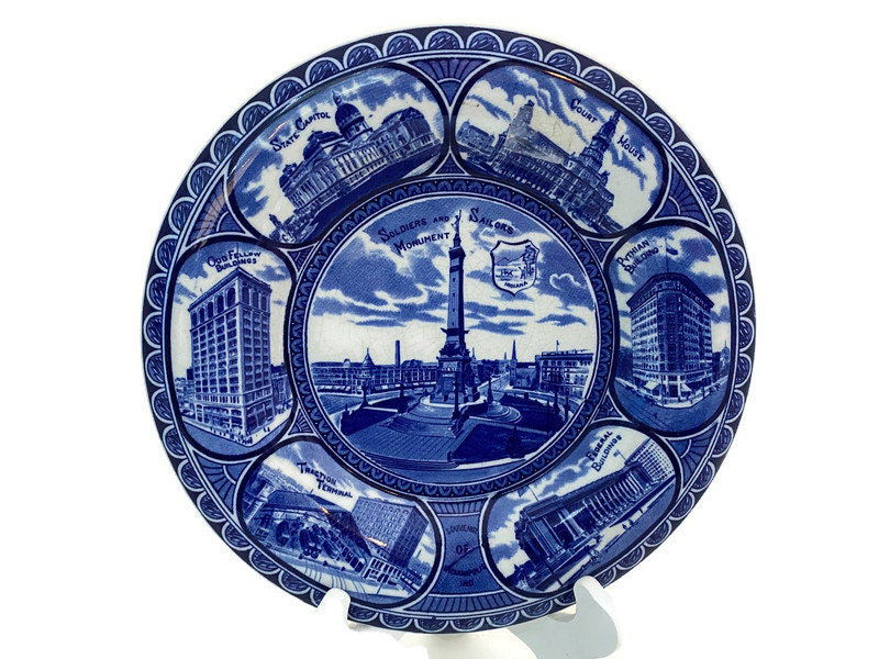 Vintage Indianapolis Souvenir Plate - Duckwells