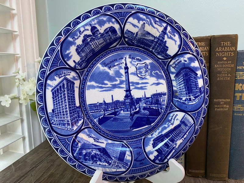 Vintage Indianapolis Souvenir Plate - Duckwells
