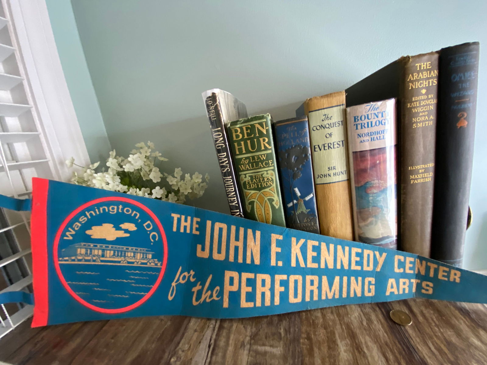 Vintage Kennedy Center Felt Pennant - Duckwells