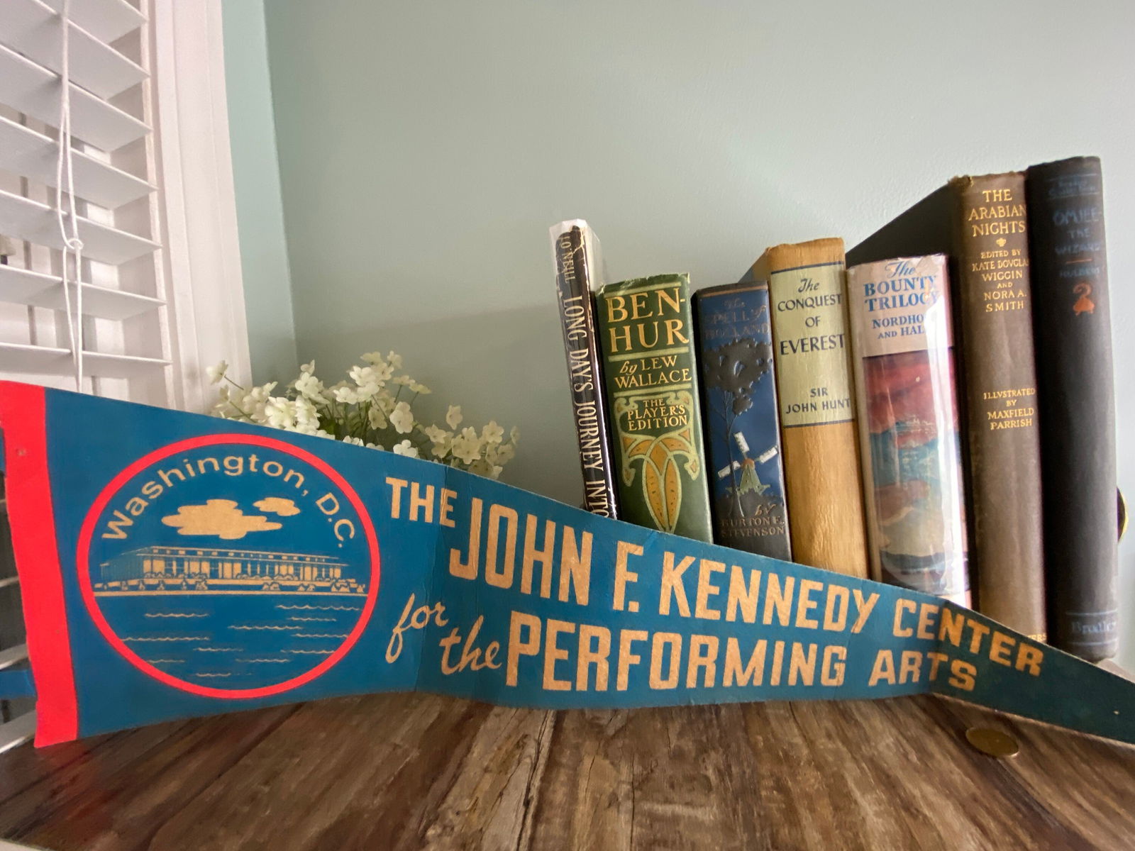 Vintage Kennedy Center Felt Pennant - Duckwells