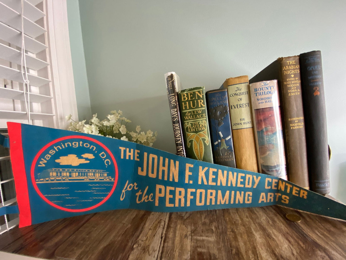 Vintage Kennedy Center Felt Pennant - Duckwells