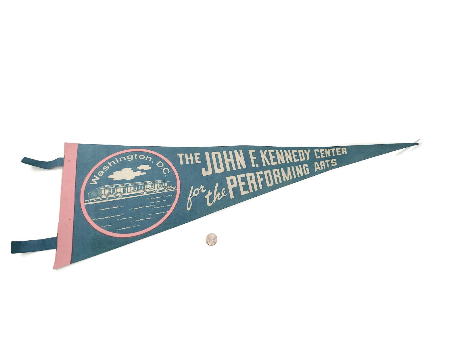 Vintage Kennedy Center Felt Pennant - Duckwells