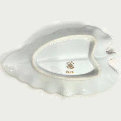 Vintage Lefton White Ceramic Christmas Tree Dish - Duckwells