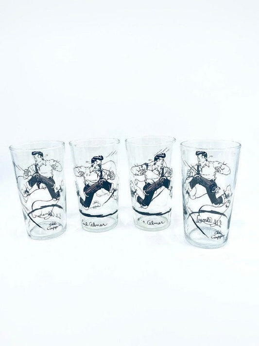 Vintage Lil Abner Glasses - Set of 4 - Duckwells