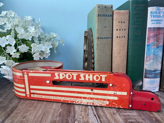 Vintage Litho Spot Shot Marble Game for Display - Duckwells
