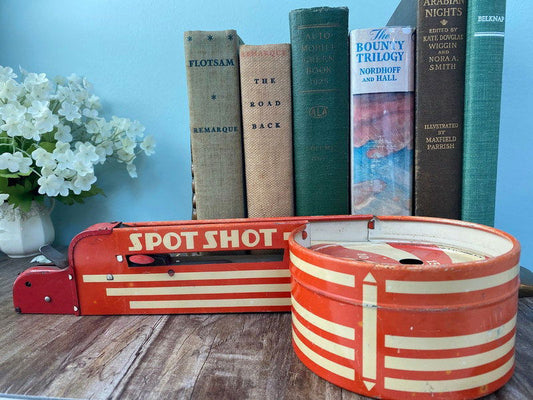 Vintage Litho Spot Shot Marble Game for Display - Duckwells