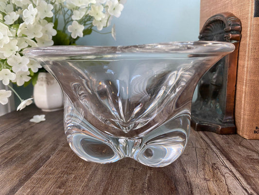 Vintage Magnor Norway Art Glass Bowl Scandinavian Design at Duckwells