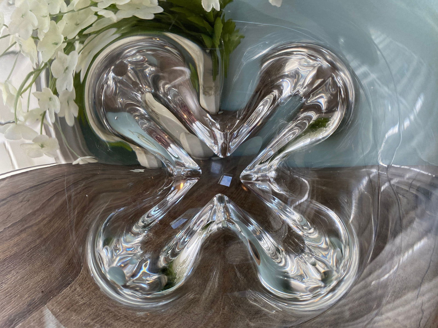 Vintage Magnor Norway Art Glass Bowl Scandinavian Design - Duckwells