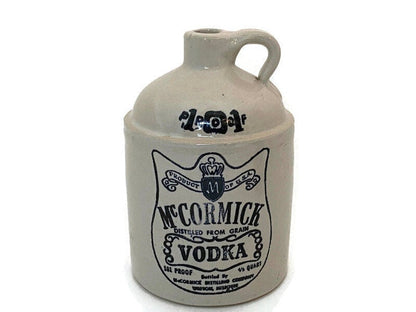 Vintage McCormick Vodka Stoneware Jug - Duckwells