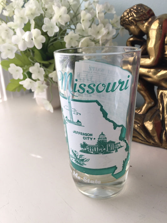 Vintage Missouri Souvenir Glass at Duckwells