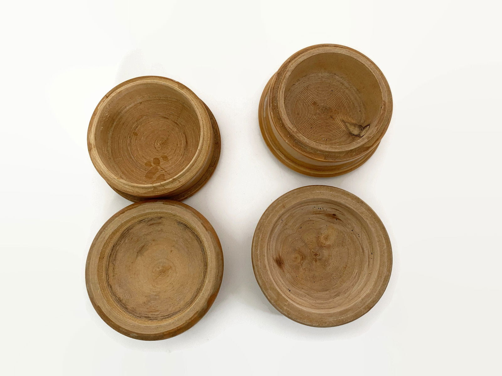 Vintage Nautical Hand Painted Wood Trinket Boxes - Duckwells