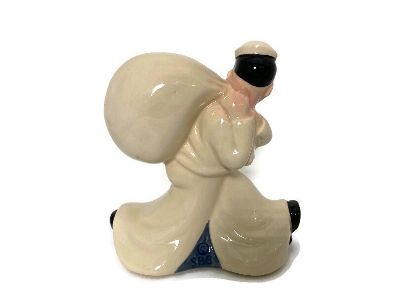 Vintage Navy Man Coin Advertising Bank - Duckwells