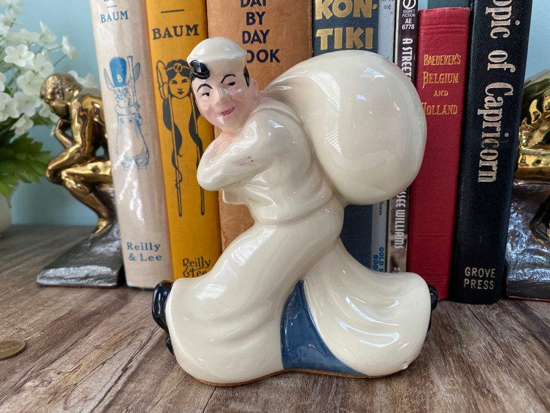 Vintage Navy Man Coin Advertising Bank - Duckwells