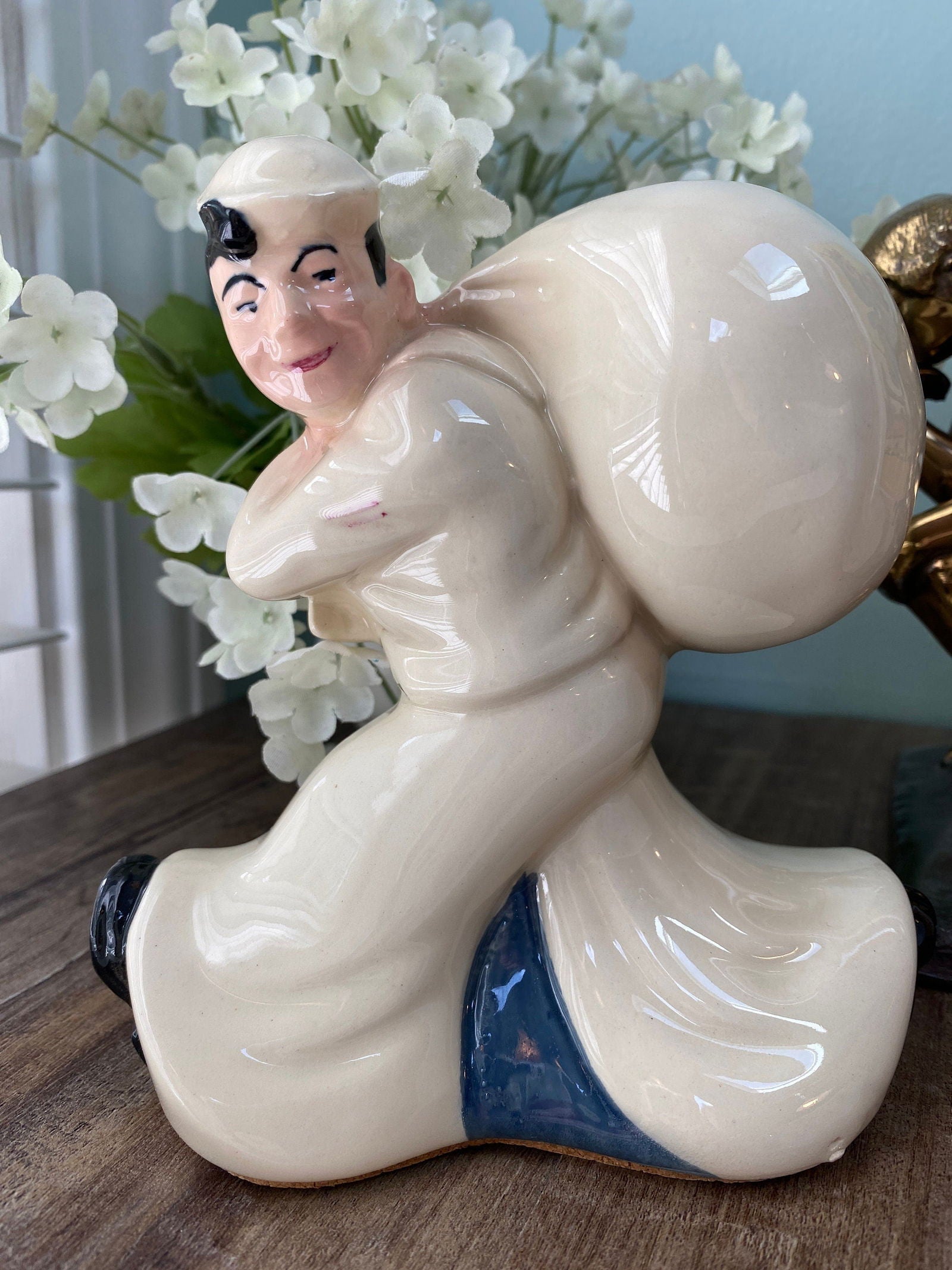 Vintage Navy Man Coin Advertising Bank - Duckwells