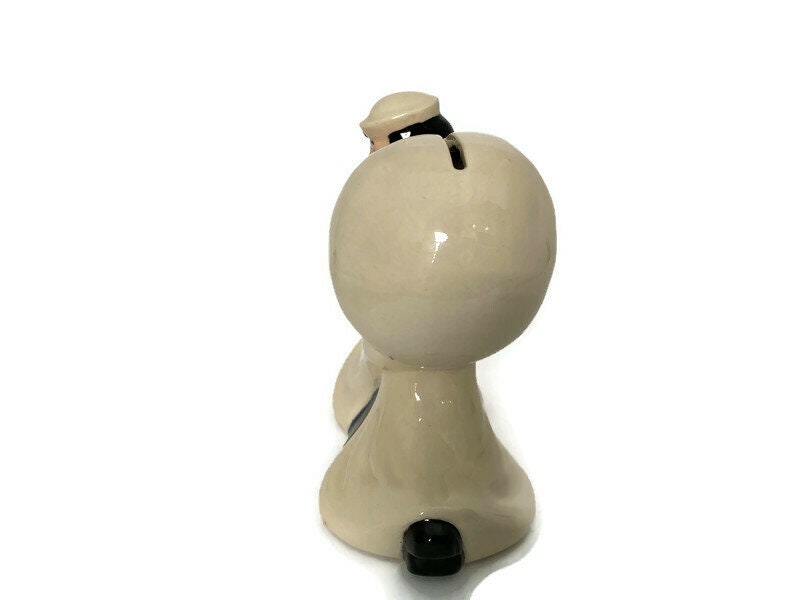 Vintage Navy Man Coin Advertising Bank - Duckwells