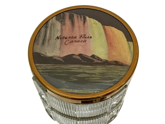 Vintage Niagara Falls Canada Souvenir Jar at Duckwells