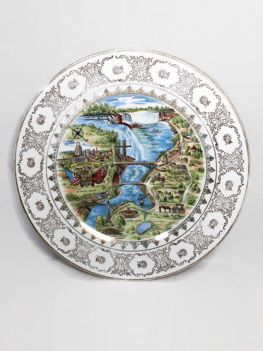 Vintage Niagara Falls Plate Made in Western Germany at Duckwells