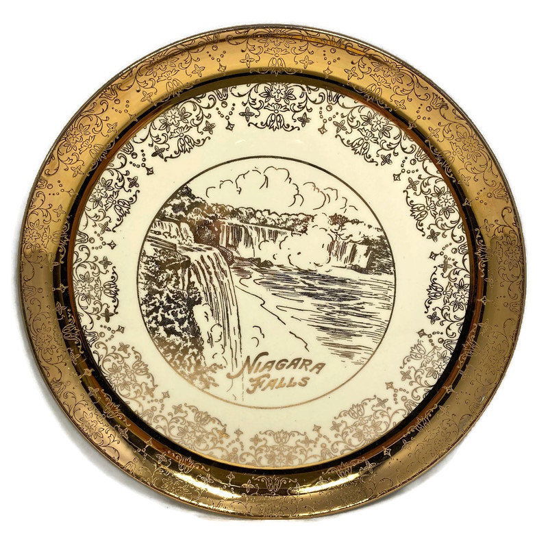Vintage Niagara Falls Souvenir Plate - Duckwells