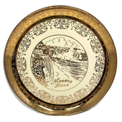 Vintage Niagara Falls Souvenir Plate - Duckwells