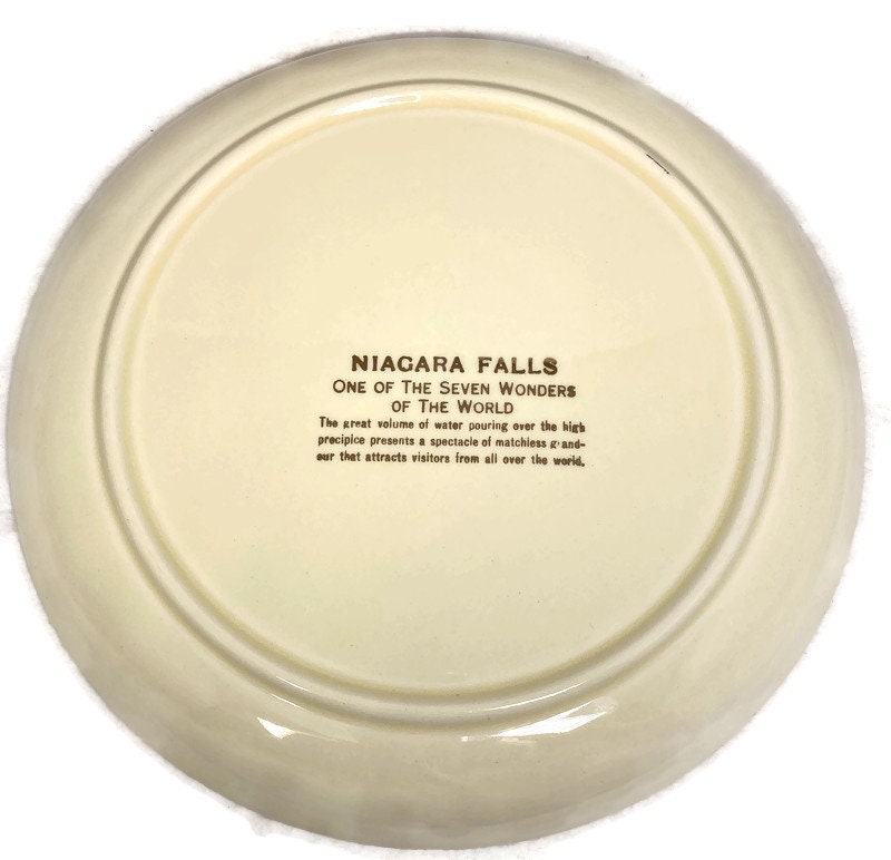 Vintage Niagara Falls Souvenir Plate - Duckwells