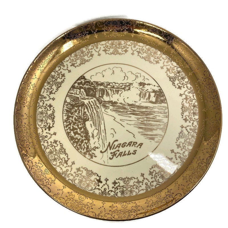 Vintage Niagara Falls Souvenir Plate - Duckwells