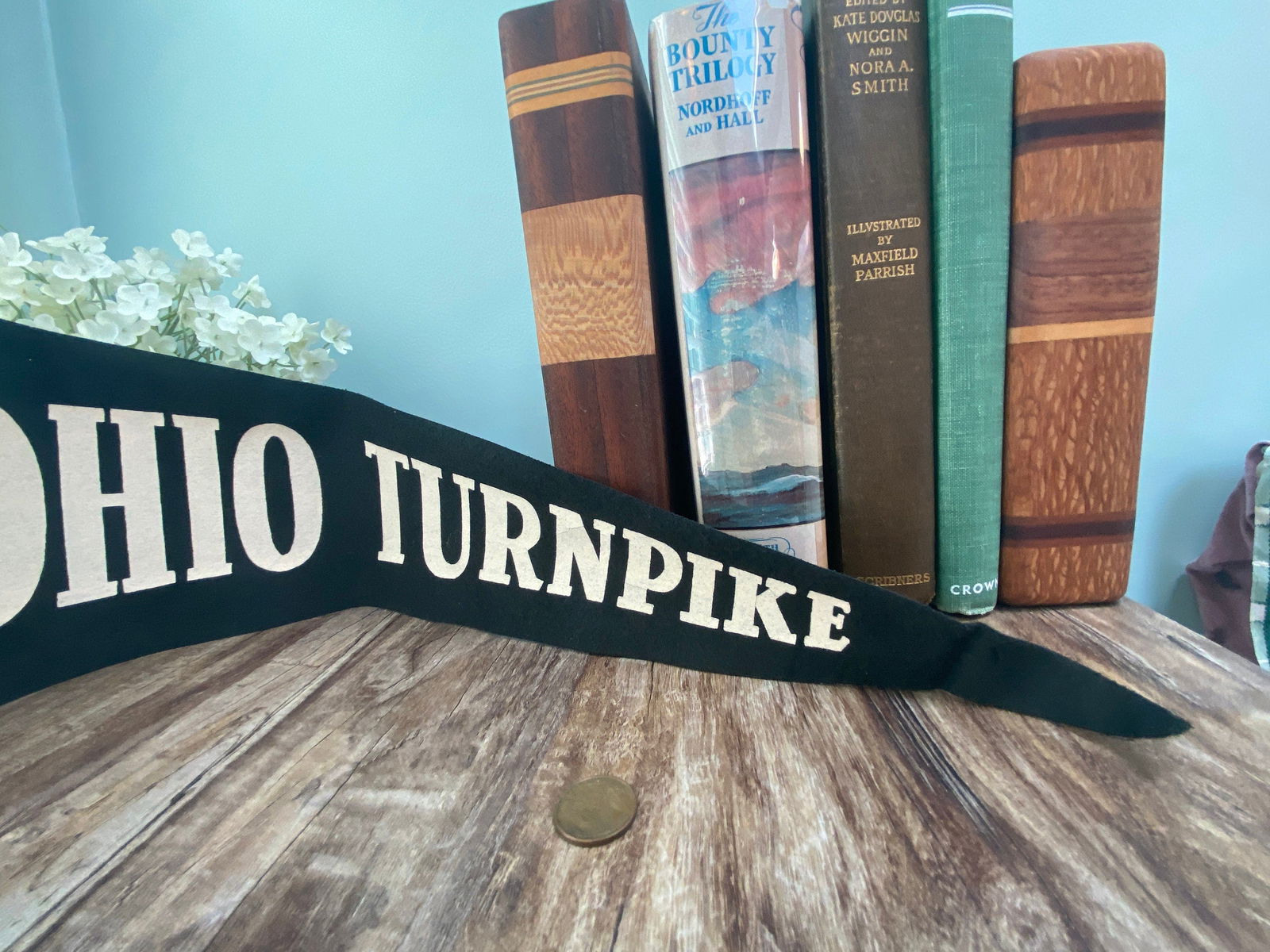 Vintage Ohio Turnpike Pennant - Duckwells