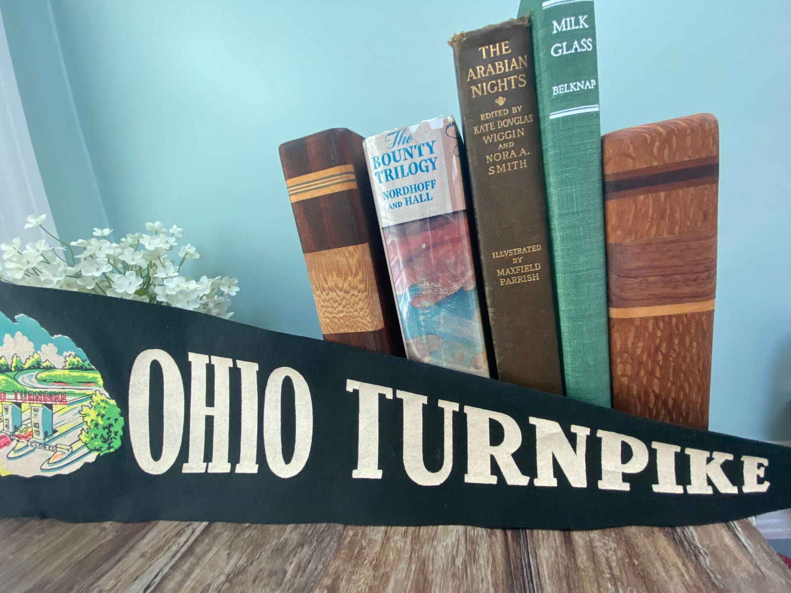 Vintage Ohio Turnpike Pennant - Duckwells