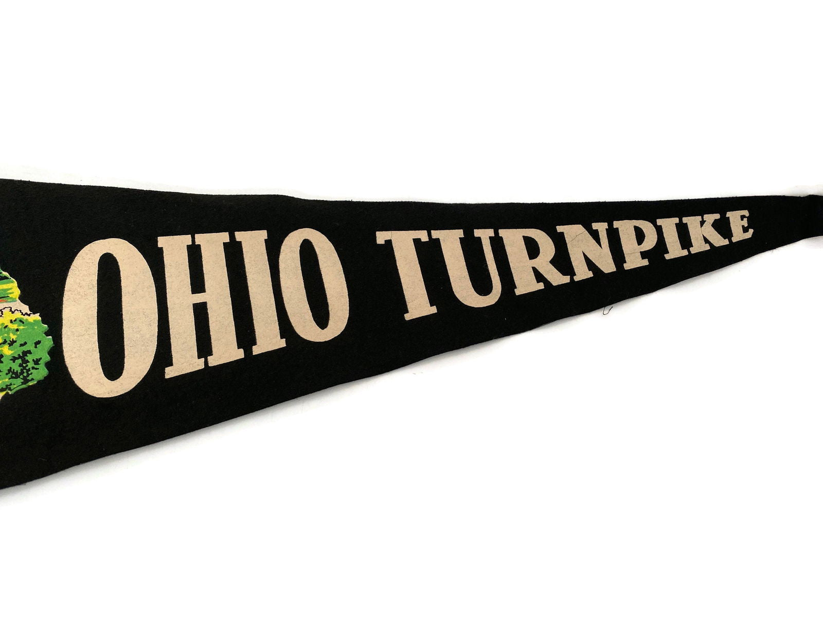 Vintage Ohio Turnpike Pennant - Duckwells