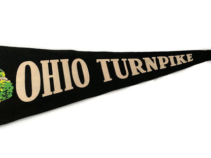 Vintage Ohio Turnpike Pennant - Duckwells