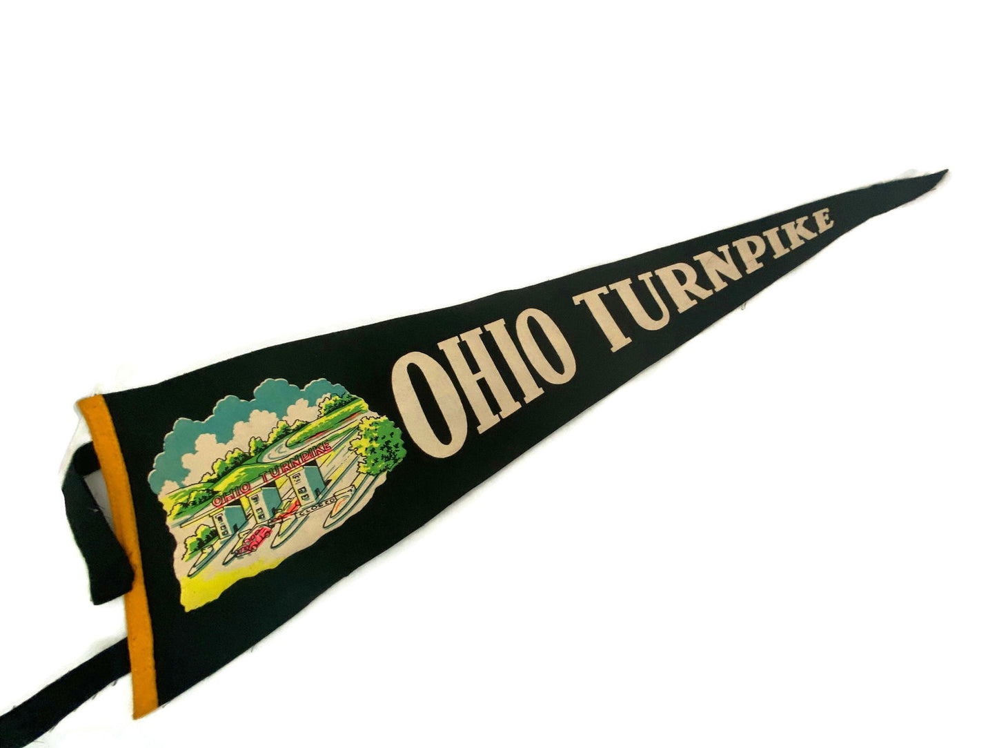 Vintage Ohio Turnpike Pennant - Duckwells