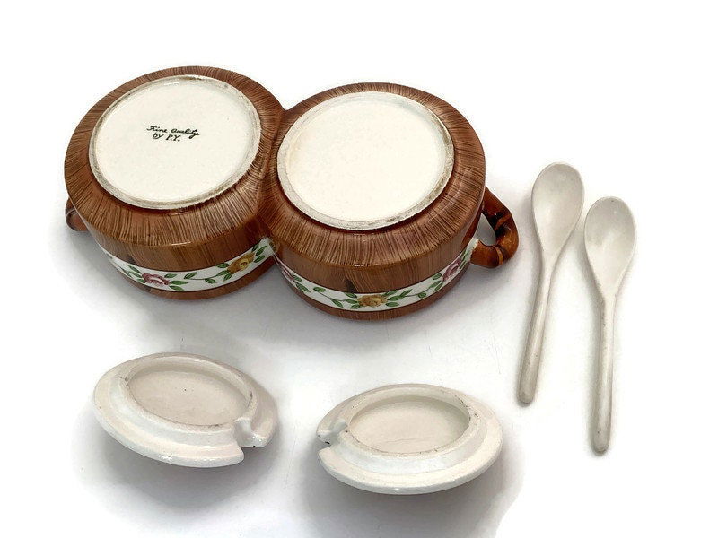Vintage Orchard Ware Ceramic Condiment Server at Duckwells
