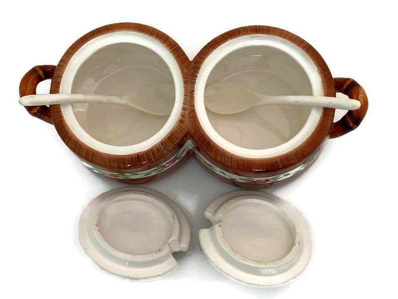 Vintage Orchard Ware Ceramic Condiment Server at Duckwells