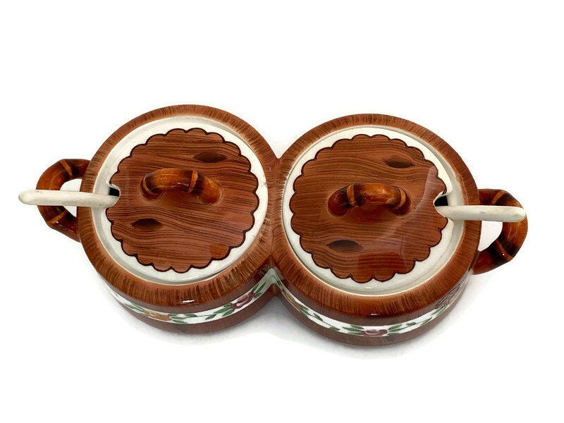 Vintage Orchard Ware Ceramic Condiment Server at Duckwells