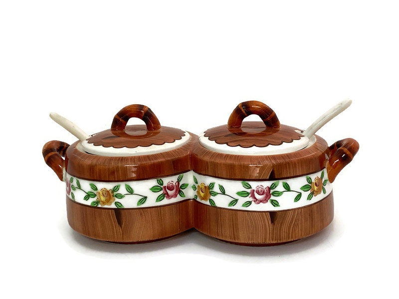 Vintage Orchard Ware Ceramic Condiment Server at Duckwells
